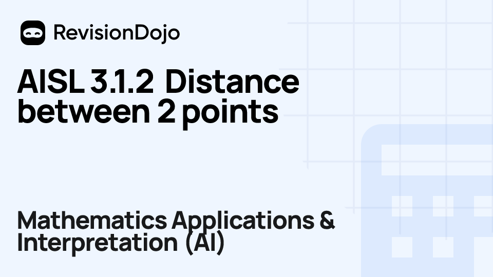 AISL 3.1.2 Distance between 2 points video thumbnail