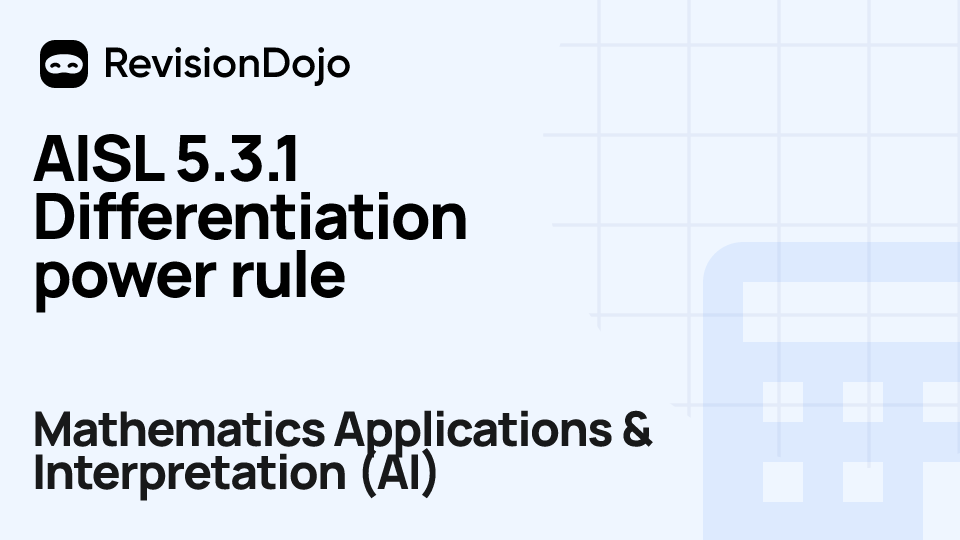 AISL 5.3.1 Differentiation power rule video thumbnail