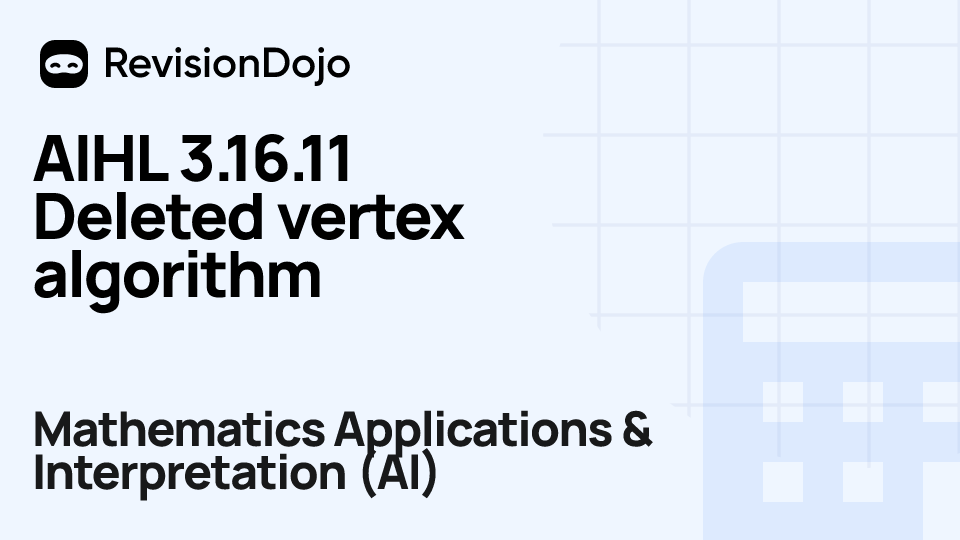 AIHL 3.16.11 Deleted vertex algorithm video thumbnail