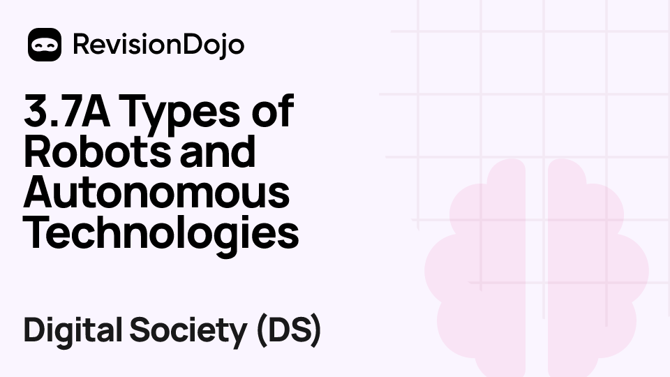 3.7A Types of Robots and Autonomous Technologies video thumbnail