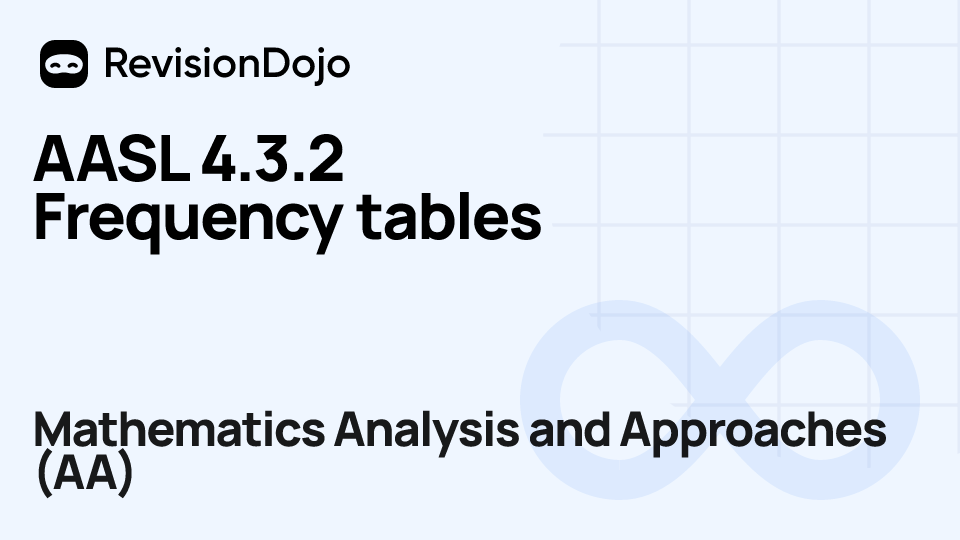 AASL 4.3.2 Frequency tables video thumbnail