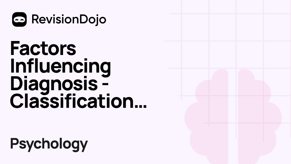 Factors Influencing Diagnosis - Classification Systems video thumbnail