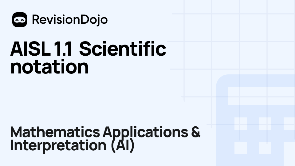 AISL 1.1 Scientific notation video thumbnail