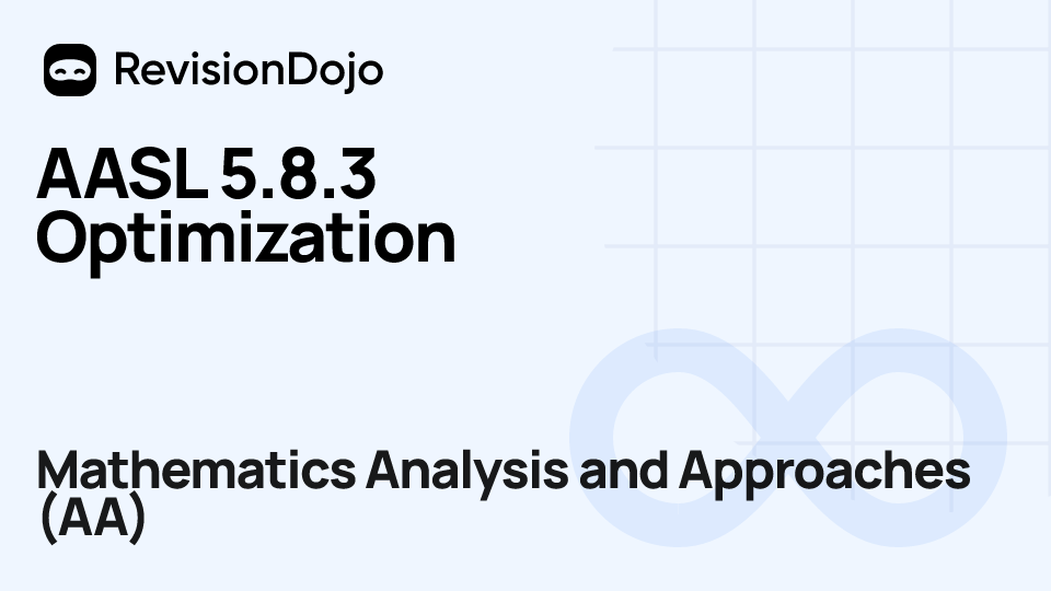 AASL 5.8.3 Optimization video thumbnail