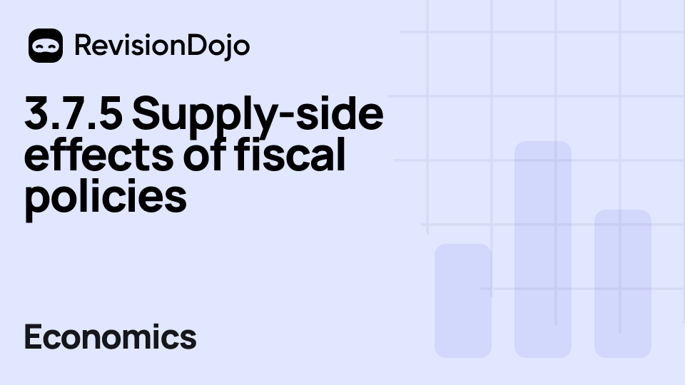 3.7.5 Supply-side effects of fiscal policies video thumbnail