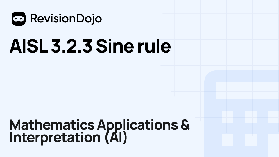 AISL 3.2.3 Sine rule video thumbnail