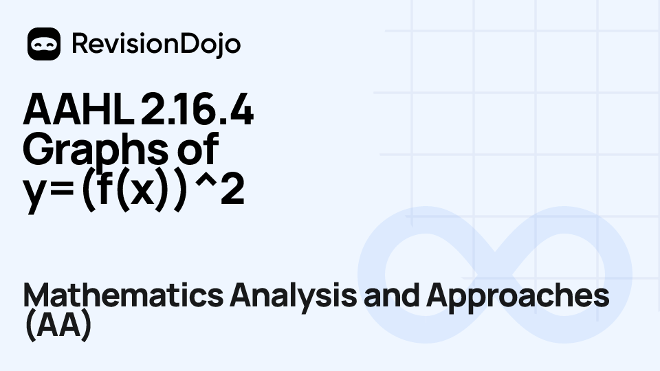 AAHL 2.16.4 Graphs of y=(f(x))^2 video thumbnail