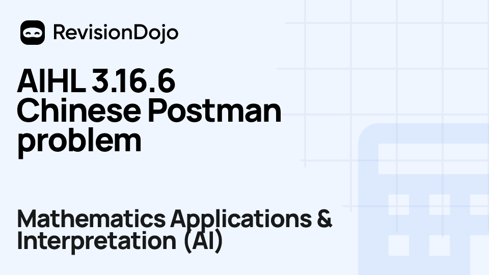 AIHL 3.16.6 Chinese Postman problem  video thumbnail