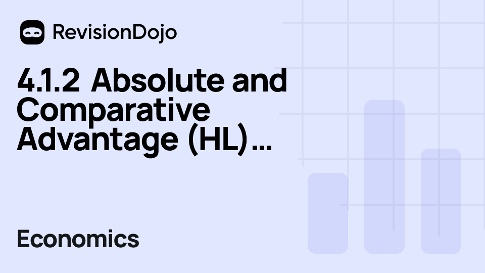 4.1.2 Absolute and Comparative Advantage (HL) (Part 2) video thumbnail