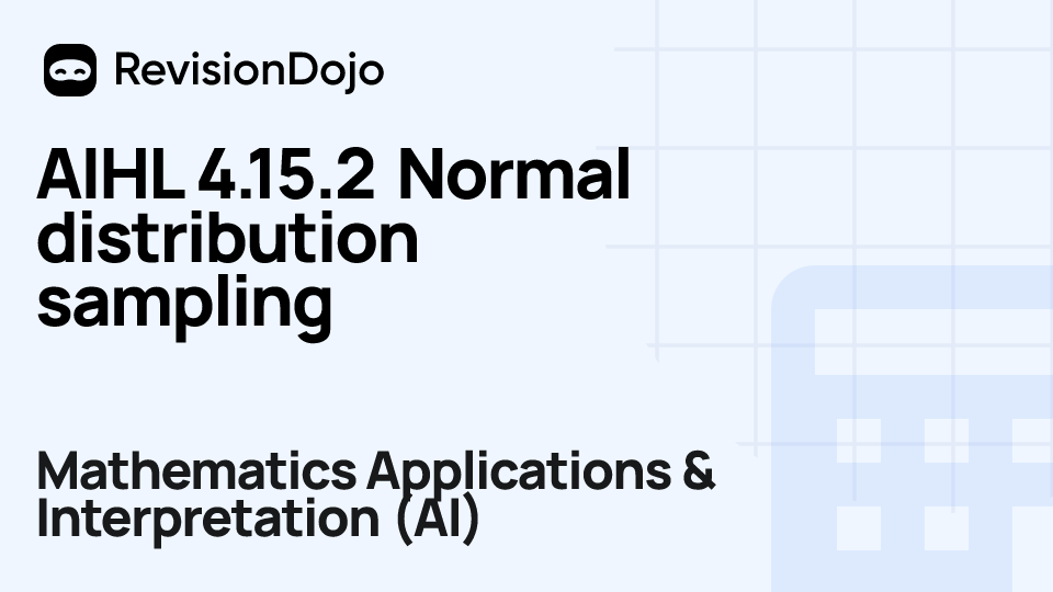 AIHL 4.15.2 Normal distribution sampling video thumbnail