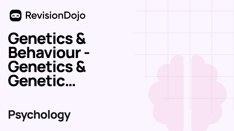 Genetics & Behaviour - Genetics & Genetic Similarities video thumbnail