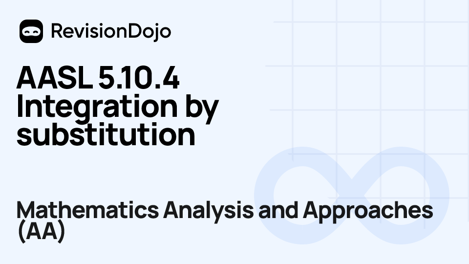 AASL 5.10.4 Integration by substitution video thumbnail