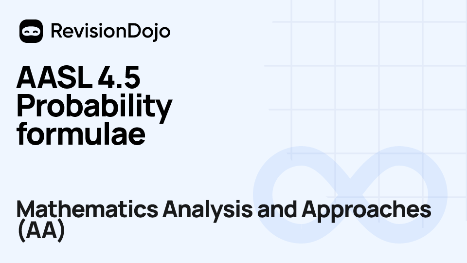 AASL 4.5 Probability formulae video thumbnail