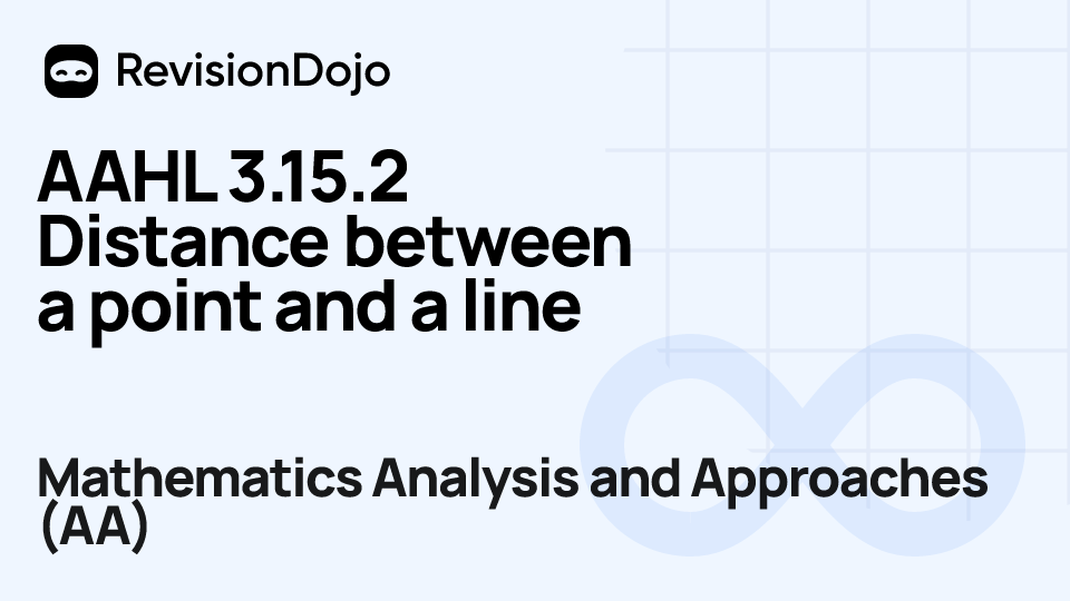 AAHL 3.15.2 Distance between a point and a line video thumbnail