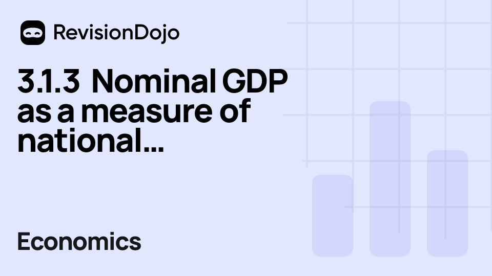 3.1.3 Nominal GDP as a measure of national output video thumbnail