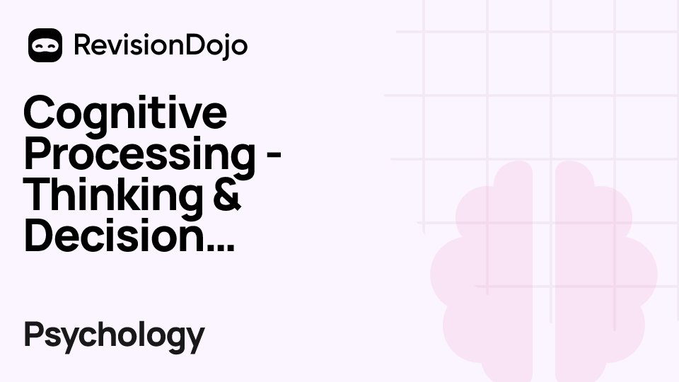 Cognitive Processing - Thinking & Decision Making video thumbnail
