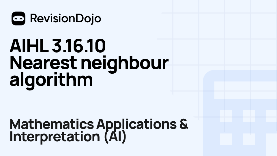 AIHL 3.16.10 Nearest neighbour algorithm video thumbnail