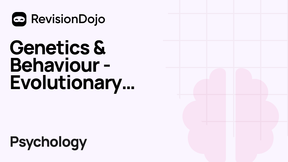 Genetics & Behaviour - Evolutionary Explanations for Behaviour video thumbnail