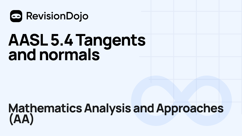 AASL 5.4 Tangents and normals video thumbnail