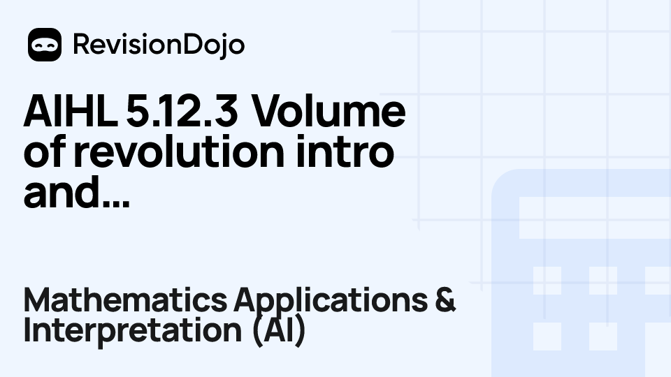 AIHL 5.12.3 Volume of revolution intro and x-axis video thumbnail
