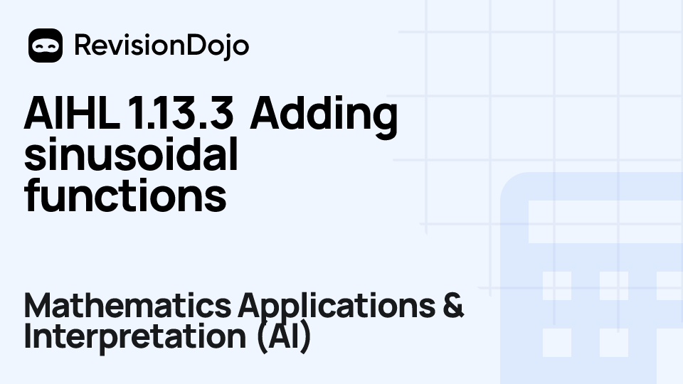 AIHL 1.13.3 Adding sinusoidal functions video thumbnail